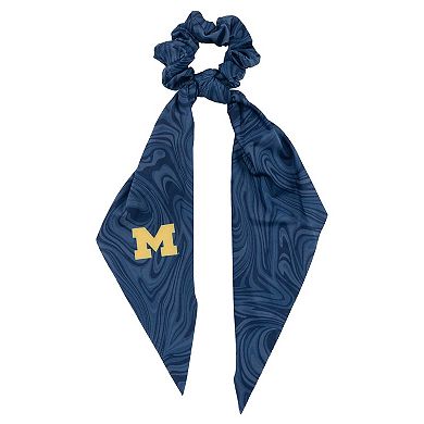 ZooZatz Michigan Wolverines Swirly Scarf Scrunchie