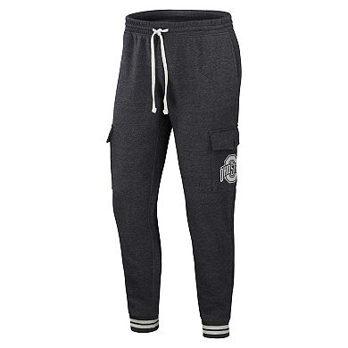 Men's Darius Rucker Collection by Fanatics Heather Charcoal Ohio State Buckeyes Cargo Jogger Pants
