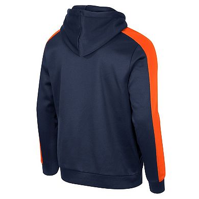 Men's Colosseum  Navy Auburn Tigers Reese Full-Zip Hoodie