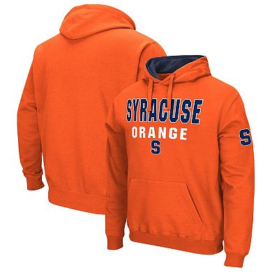Men's Colosseum Orange Syracuse Orange Sunrise Pullover Hoodie