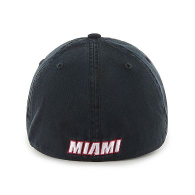 Men's '47 Black Miami Heat Classic Franchise Flex Hat