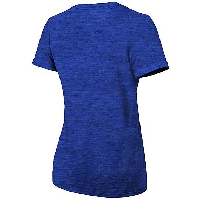 Women's Majestic Threads  Heather Blue Indianapolis Colts Indiana Nights Alternate Tri-Blend Boyfriend T-Shirt