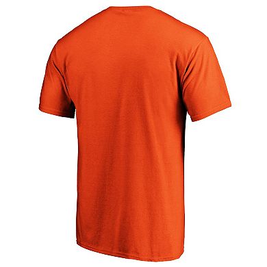 Men's Fanatics Branded Orange Phoenix Suns Primary Logo T-Shirt