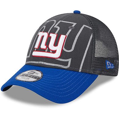 Youth New Era Graphite New York Giants Reflect 9FORTY Adjustable Hat