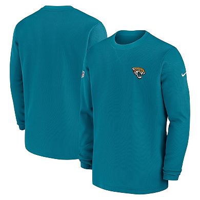 Men's Nike  Teal Jacksonville Jaguars 2023 Sideline Long Sleeve Performance T-Shirt