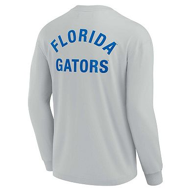 Unisex Fanatics Signature Gray Florida Gators Super Soft Long Sleeve T-Shirt