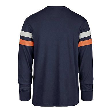 Men's '47 Navy Denver Broncos Irving Long Sleeve T-Shirt