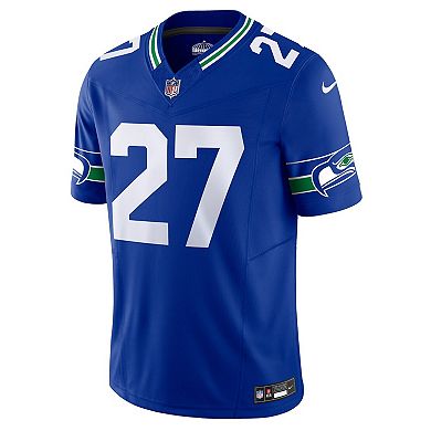 Men's Nike Tariq Woolen Royal Seattle Seahawks Vapor F.U.S.E. Limited Jersey