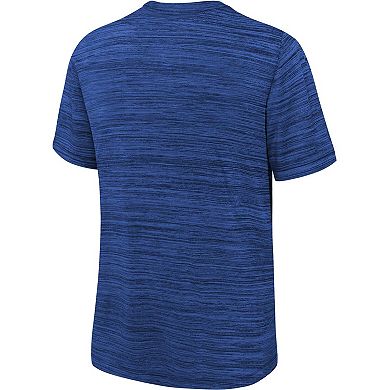 Youth Nike Royal Los Angeles Rams Sideline Velocity Performance T-Shirt