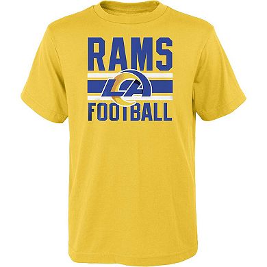 Youth Gold/Royal Los Angeles Rams Fan Fave T-Shirt Combo Set