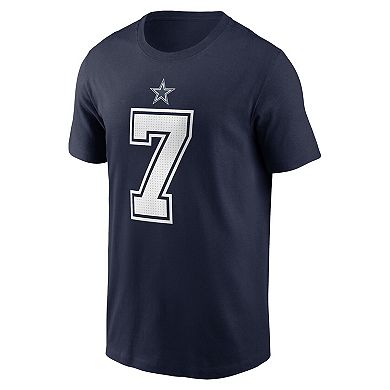 Men's Nike Trevon Diggs  Navy Dallas Cowboys  Player Name & Number T-Shirt