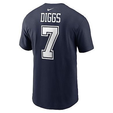 Men's Nike Trevon Diggs  Navy Dallas Cowboys  Player Name & Number T-Shirt