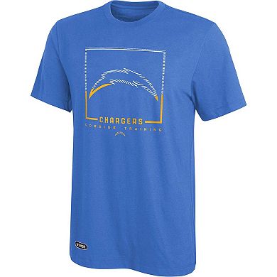 Men's Powder Blue Los Angeles Chargers Combine Authentic Clutch T-Shirt