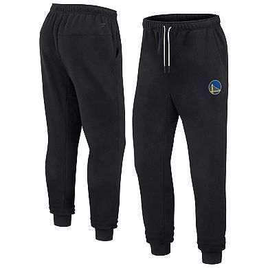 Unisex Fanatics Signature Black Golden State Warriors Super Soft Fleece Jogger