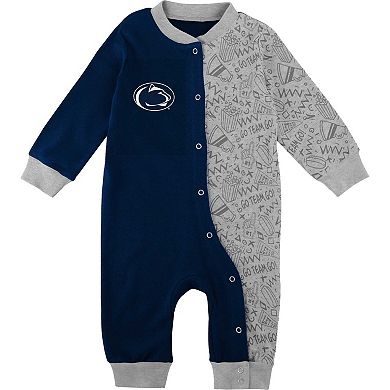 Infant Navy Penn State Nittany Lions Playbook Two-Tone Sleeper