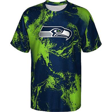 Preschool Navy Seattle Seahawks In The Mix T-Shirt