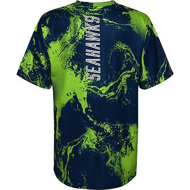 Preschool Navy Seattle Seahawks In The Mix T-Shirt