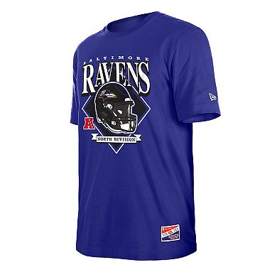 Men's New Era Purple Baltimore Ravens Team Logo T-Shirt