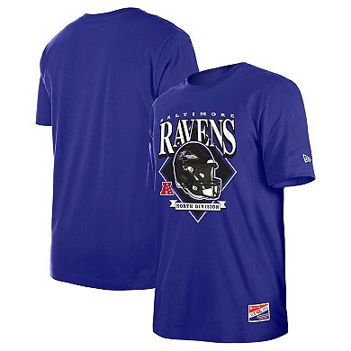 Men's New Era Purple Baltimore Ravens Team Logo T-Shirt