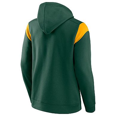 Men's Fanatics Green Green Bay Packers Call The Shot Pullover Hoodie