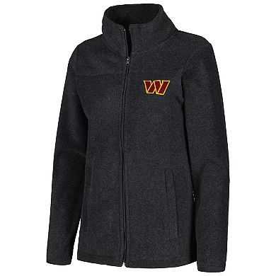 Women's Dunbrooke Charcoal Washington Commanders Hayden Polar Full-Zip Jacket