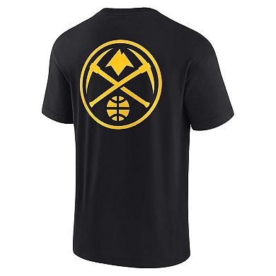 Unisex Fanatics Signature Black Denver Nuggets Super Soft T-Shirt
