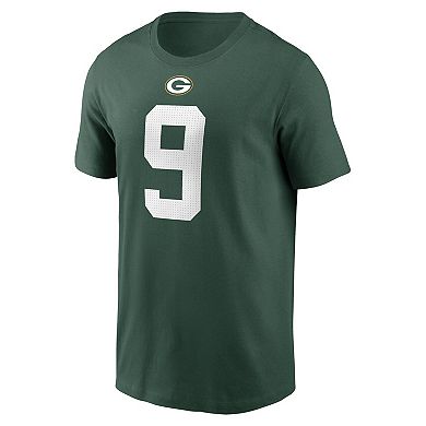 Men's Nike Christian Watson Green Green Bay Packers Player Name & Number T-Shirt