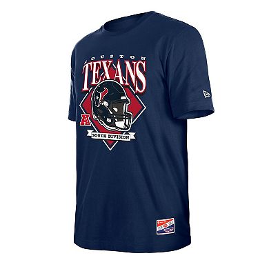 Men's New Era Navy Houston Texans Team Logo T-Shirt