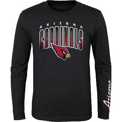 Youth Cardinal/Black Arizona Cardinals Fan Fave T-Shirt Combo Set