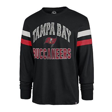 Men's '47 Black Tampa Bay Buccaneers Irving Long Sleeve T-Shirt