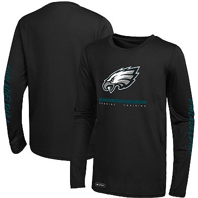 Men's Black Seattle Seahawks Agility Long Sleeve T-Shirt