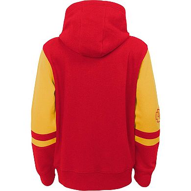 Preschool  Red Kansas City Chiefs Stadium Color Block Full-Zip Hoodie