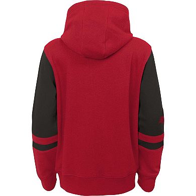 Preschool  Red Tampa Bay Buccaneers Stadium Color Block Full-Zip Hoodie