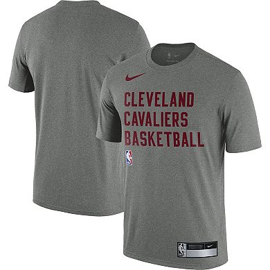 Men's Nike Heather Gray Cleveland Cavaliers 2023/24 Sideline Legend Performance Practice T-Shirt