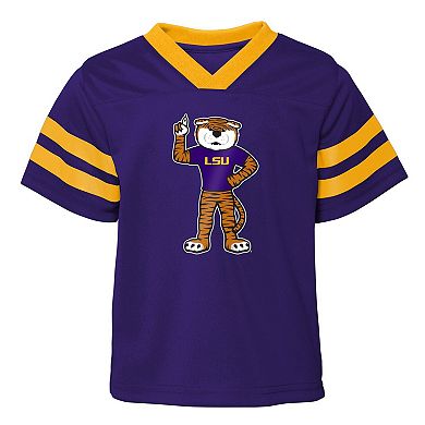 Toddler Purple LSU Tigers Two-Piece Red Zone Jersey & Pants Set