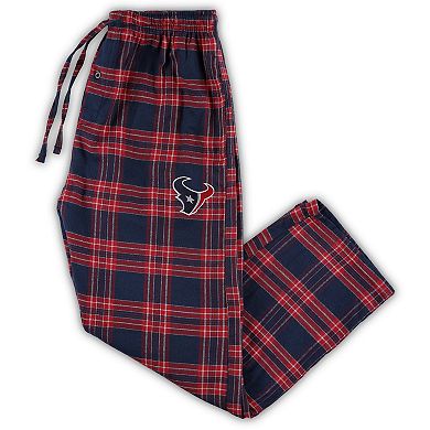 Men's Concepts Sport Navy/Red Houston Texans Big & Tall Ultimate Sleep Pant