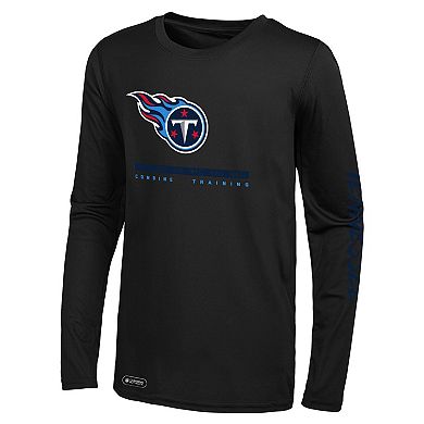 Men's Black Tennessee Titans Agility Long Sleeve T-Shirt