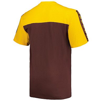 Men's Profile Gold/Brown San Diego Padres Big & Tall Yoke Knit T-Shirt