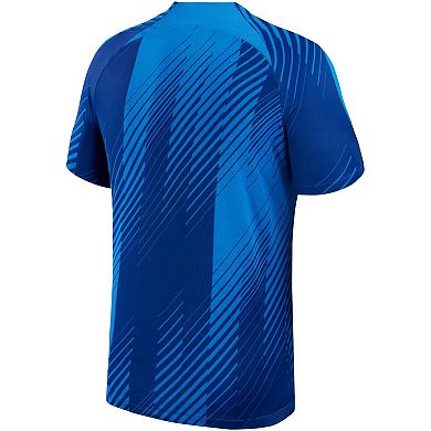 Men's Nike Blue Barcelona 2023/24 Academy Pro Pre-Match Top