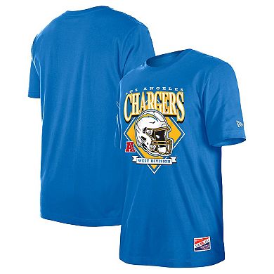 Men's New Era Gray Los Angeles Chargers Team Logo T-Shirt