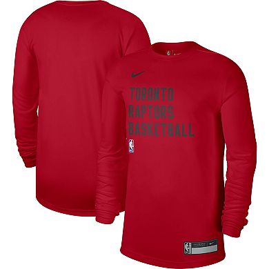 Unisex Nike Red Toronto Raptors 2023/24 Legend On-Court Practice Long Sleeve T-Shirt