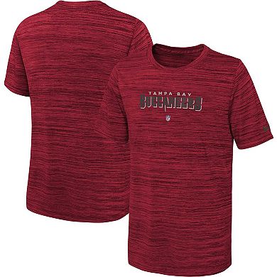 Youth Nike Red Tampa Bay Buccaneers Sideline Velocity Performance T-Shirt