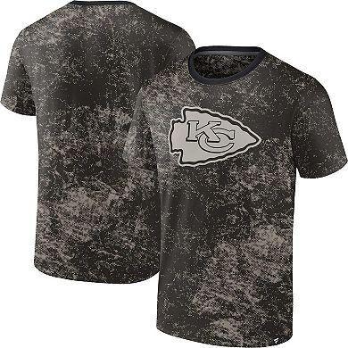Men's Fanatics Branded Black Kansas City Chiefs Shadow T-Shirt