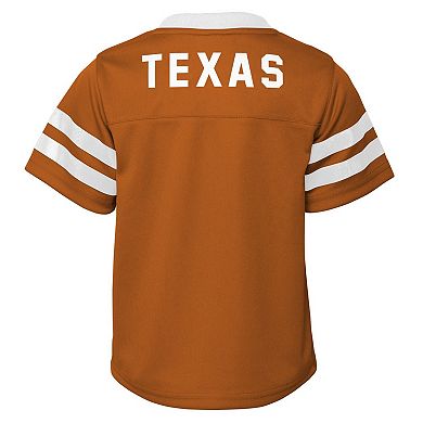 Infant Texas Orange Texas Longhorns Two-Piece Red Zone Jersey & Pants Set