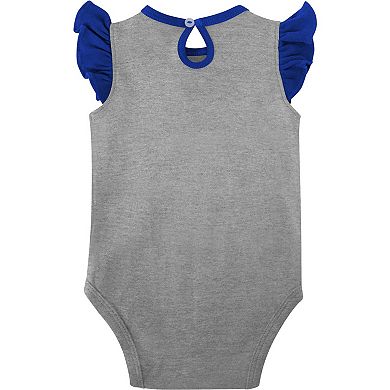 Girls Newborn & Infant Royal/Gray Kentucky Wildcats Spread the Love 2-Pack Bodysuit Set