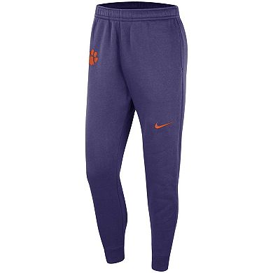 Men's Nike Purple Clemson Tigers Club Fleece Pants