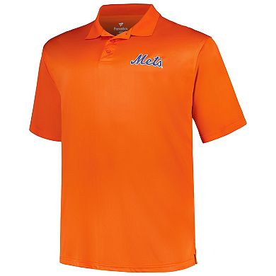 Men's Profile Royal/Orange New York Mets Big & Tall Two-Pack Solid Polo Set
