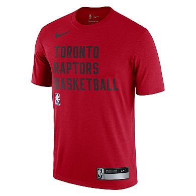 Men's Nike Red Toronto Raptors 2023/24 Sideline Legend Performance Practice T-Shirt