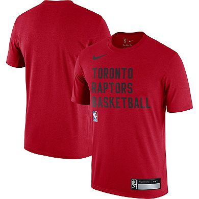 Men's Nike Red Toronto Raptors 2023/24 Sideline Legend Performance Practice T-Shirt