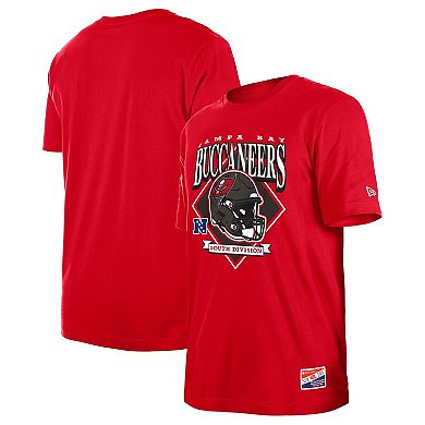 Men's New Era Red Tampa Bay Buccaneers Team Logo T-Shirt